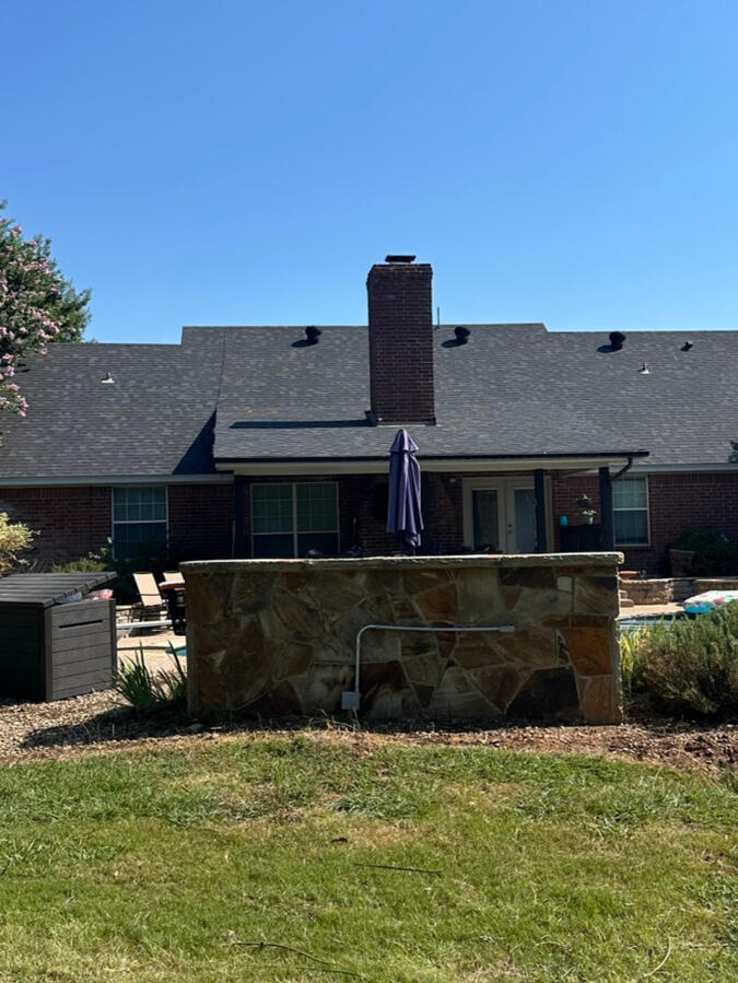 Finished poolside cleanup and restored yard space